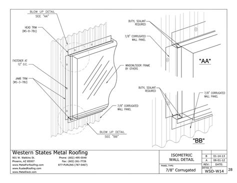 metal wall panel flashing details